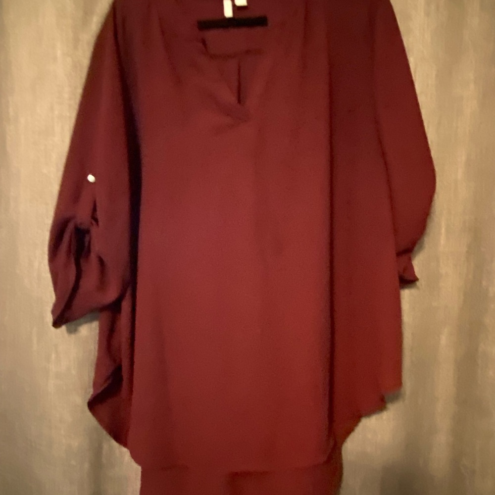 Cato burnt orange blouse
